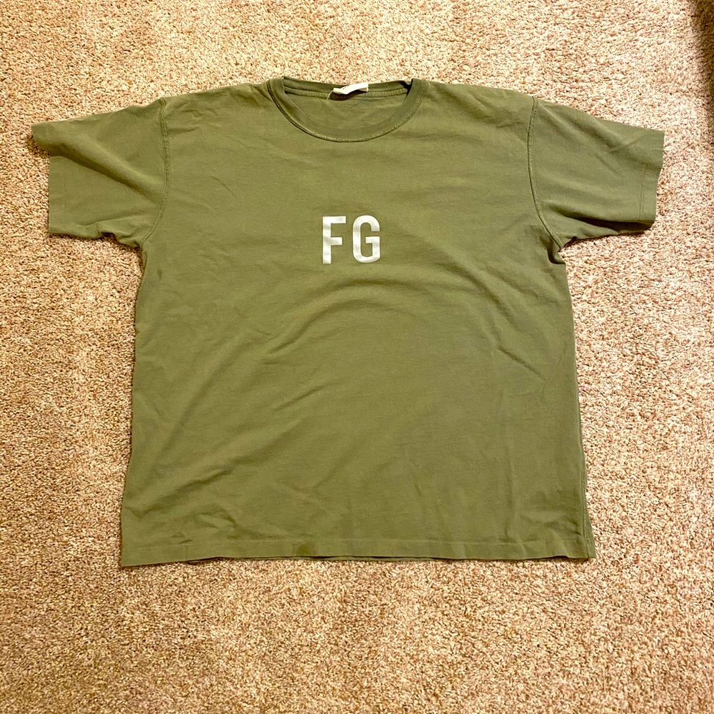 FOG T SHIRT GREEN MEDIUM